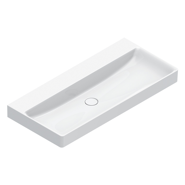 Catalano GREEN Раковина 100×47, без отв. под смеситель, покрытие Cataglaze+, цвет белый глянцевый