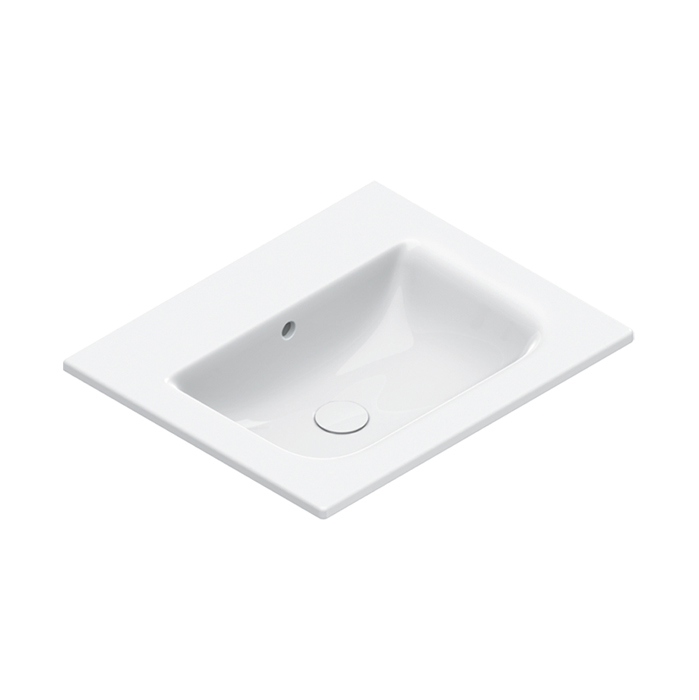 Catalano ITALY Раковина 60×50, без отв. под смеситель, покрытие Cataglaze+, цвет белый глянцевый