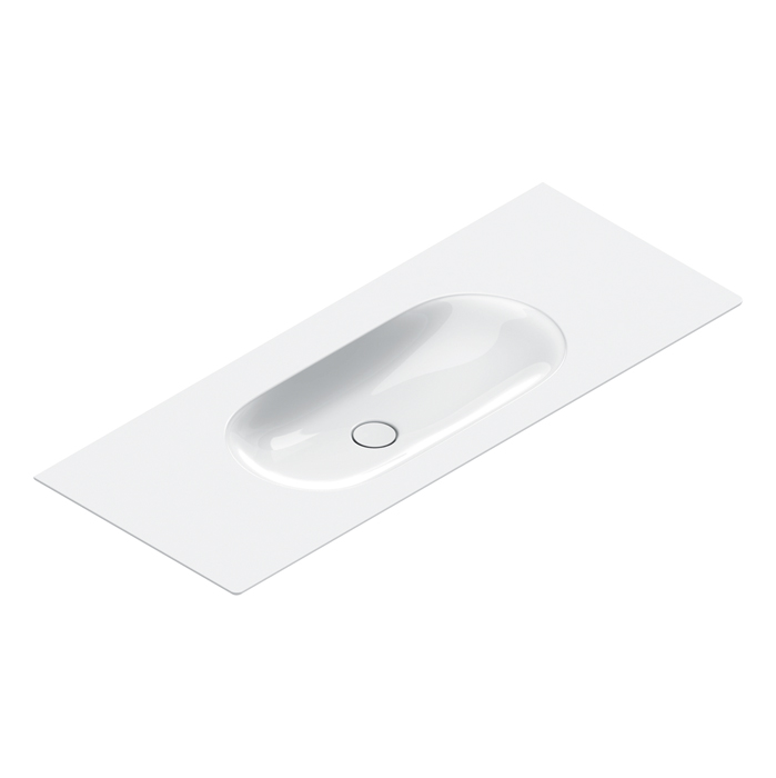Catalano SFERA Раковина консоль 125×50, без отв. под смеситель, покрытие Cataglaze+, цвет белый глян