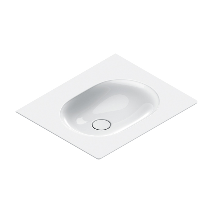 Catalano SFERA Раковина консоль 60×50, без отв. под смеситель, покрытие Cataglaze+, цвет белый глянц
