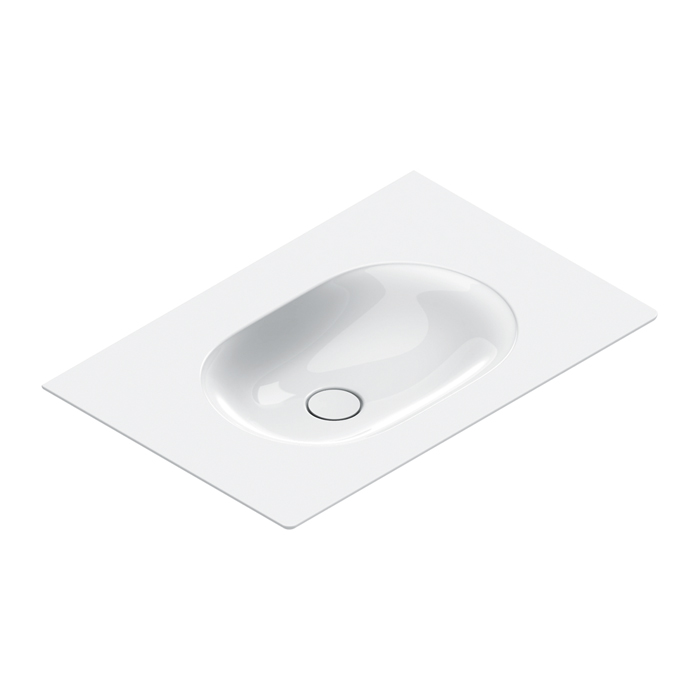 Catalano SFERA Раковина консоль 75×50, без отв. под смеситель, покрытие Cataglaze+, цвет белый глянц