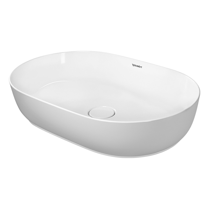 Duravit Luv Раковина на столешницу 600мм Luv, без перелива, без площадки, с выпуском, с креплением,