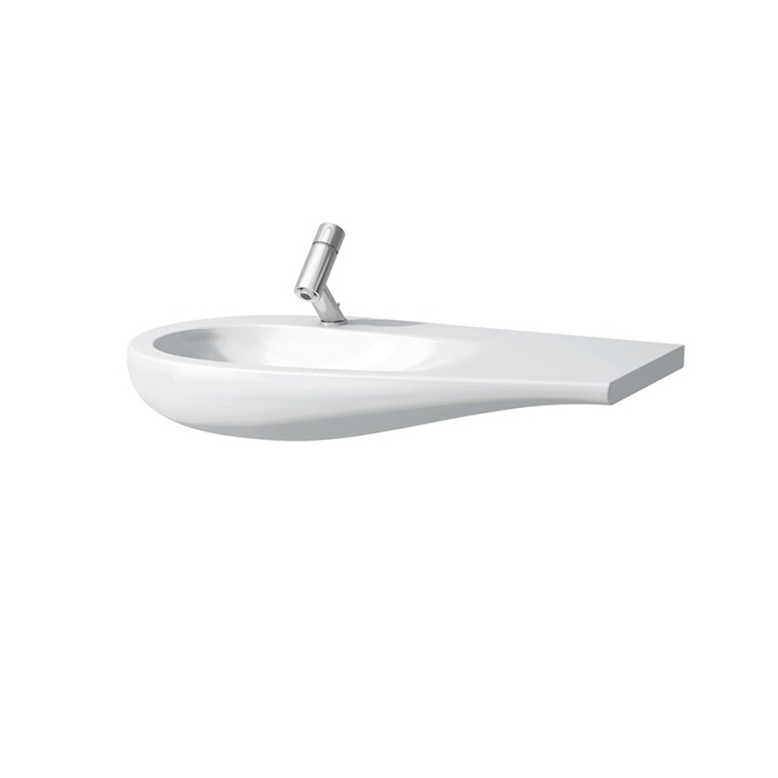 Laufen Alessi One Раковина 900х500х165мм с 1 отв. под смеситель, полка справа, с покр. LLC, цвет: бе