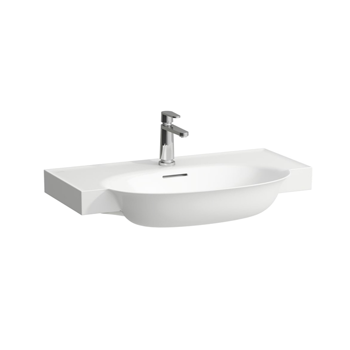 Laufen New Classic Раковина наклад 800х480х75 мм, с 1 отв под смес,с перелив, цвет бел LCC, с покр C
