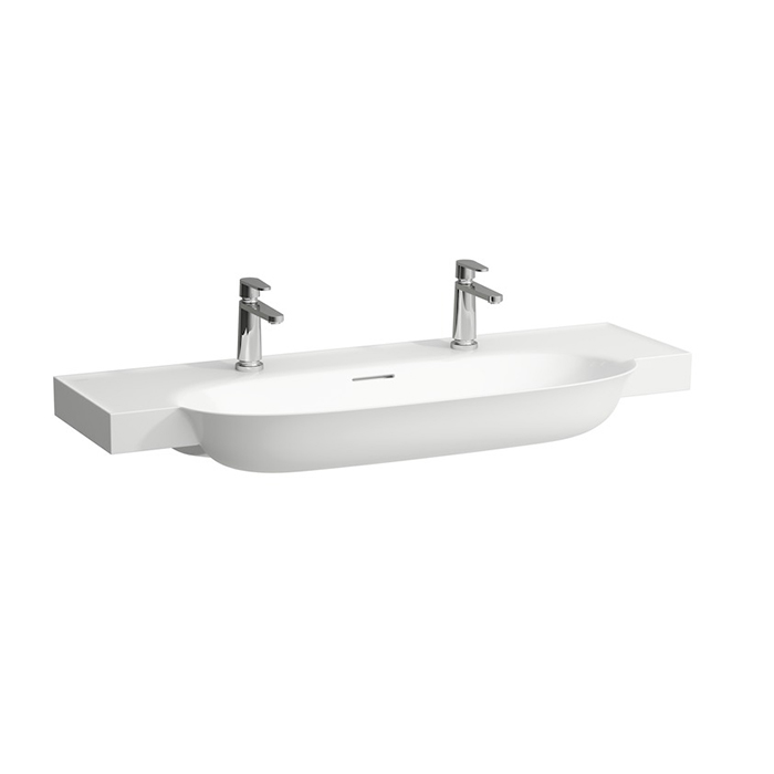 Laufen New Classic Раковина накладная овальная 1200х480х75/165 мм, с 2 отв под смеситель,с переливом