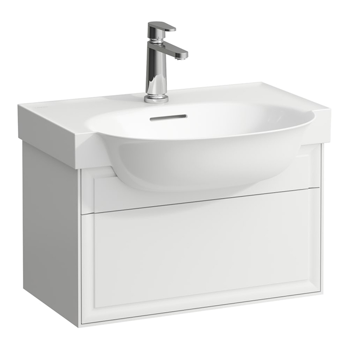 Laufen New Classic Раковина накладная овальная 600х480х75 мм, с 1 отв под смеситель,с переливом, цве