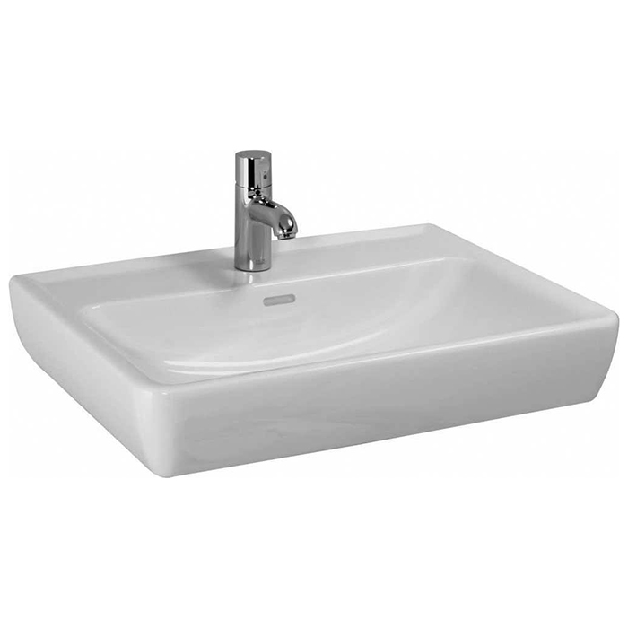 Laufen Pro  Раковина 60х48х11,5 см,подвесная/накладная с 1 отв. под смеситель по центу, c переливом,