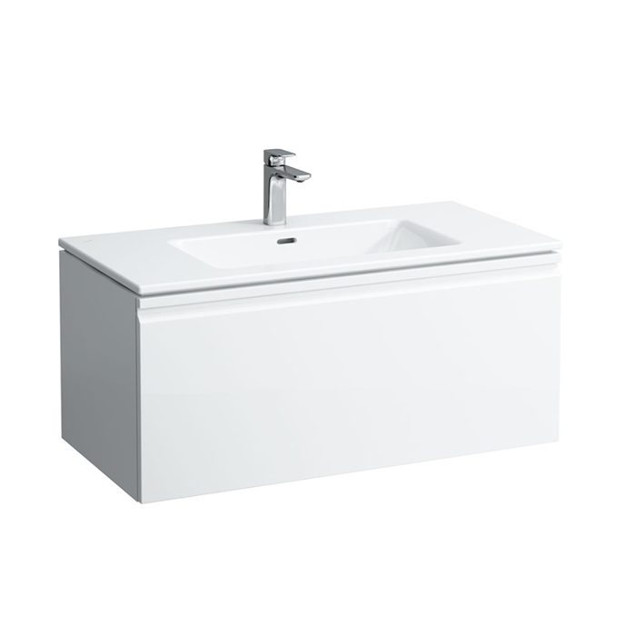 Laufen PRO S комплект: шкафчик с раковиной, 1000х500х460 мм, с раковиной Slim 1000 мм, 1 внутренний