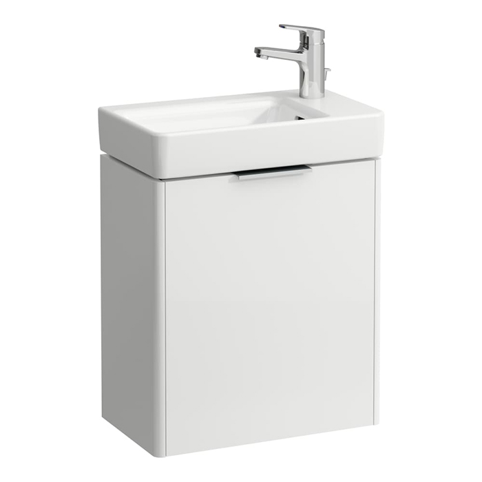 Laufen Pro S мини-раковина, полка справа, 480x280x85 мм, отверстие для смесителя по центру, белый