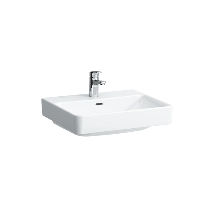 LAUFEN PRO S Раковина 550х46.5х95 мм., подвесная/на столешницу, с 1 отв для смесителя, с переливом,
