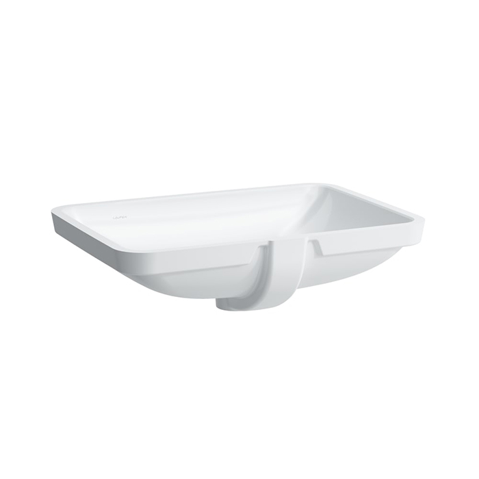 LAUFEN PRO S Раковина 600x400x170 мм., встраиваемая снизу, шлифованный край, c переливом, цвет белый