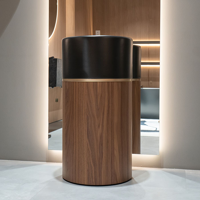 NOORTH milldue edition ROMA I Раковина напольная &Oslash;450×880 мм.,слив в пол, с сифоном c д/к, ко