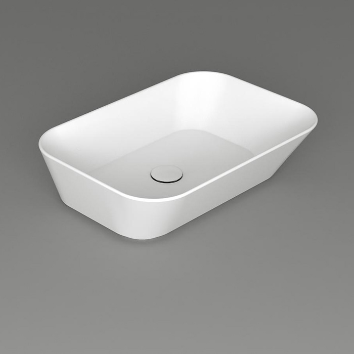SIMAS WAVE Раковина чаша прямоугольная  60х42х16,5 см,без отв под смеситель,цвет белый