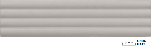 Плитка керамическая настенная 28527 COSTA NOVA ONDA Grey Matt 5×20 см