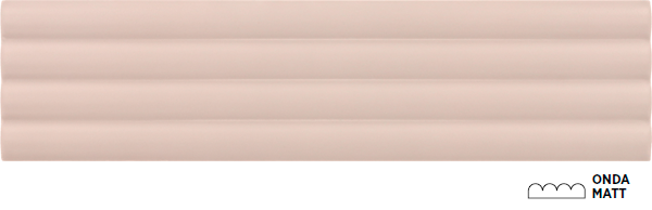 Плитка керамическая настенная 28531 COSTA NOVA ONDA Pink Stony Matt 5×20 см