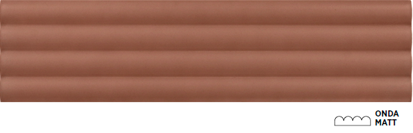 Плитка керамическая настенная 28533 COSTA NOVA ONDA Terra Matt 5×20 см (108 кор./палл.)