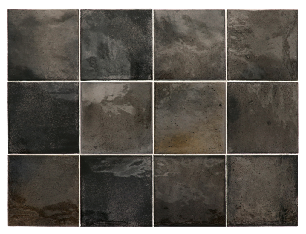 Плитка керамическая настенная 30011 HANOI Black Ash 10×10 см (98 кор./палл.)