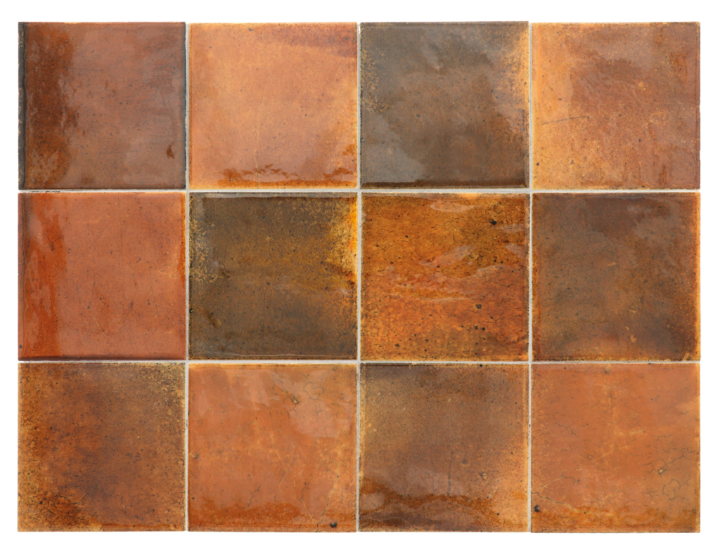 Плитка керамическая настенная 30018 HANOI Burnt Red 10×10 см
