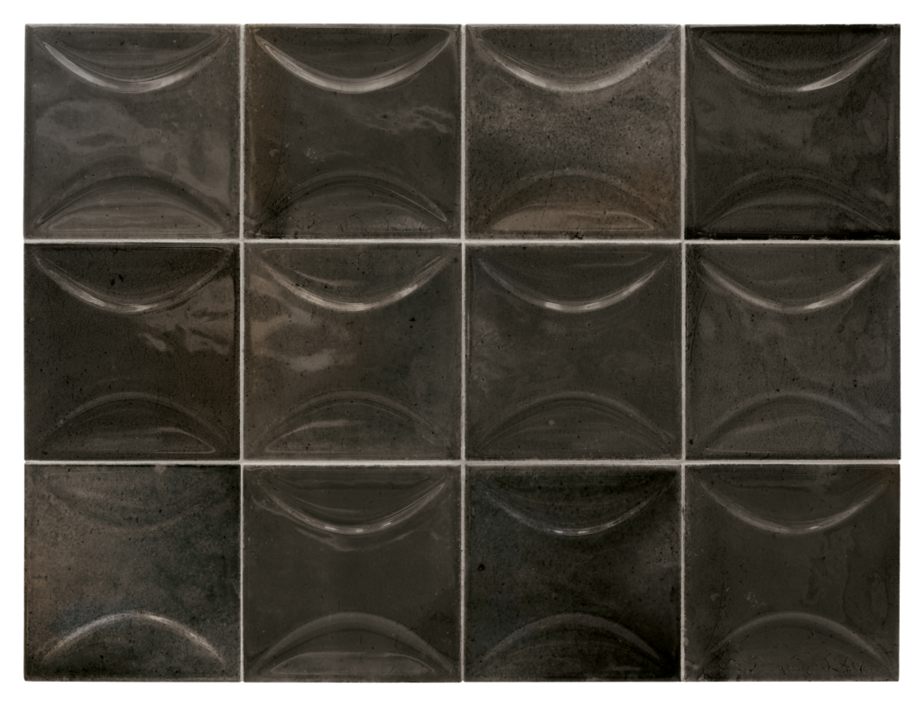 Плитка керамическая настенная 30022 HANOI ARCO Black Ash 10×10 см