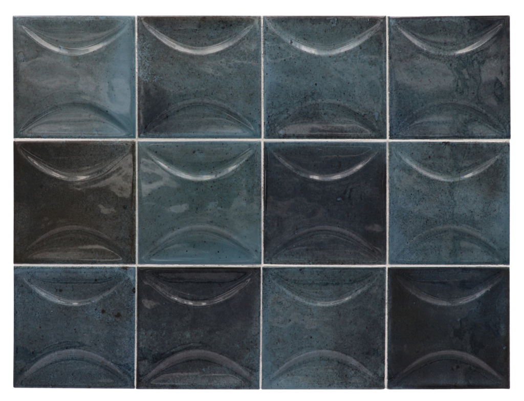 Плитка керамическая настенная 30023 HANOI ARCO Blue Night 10×10 см