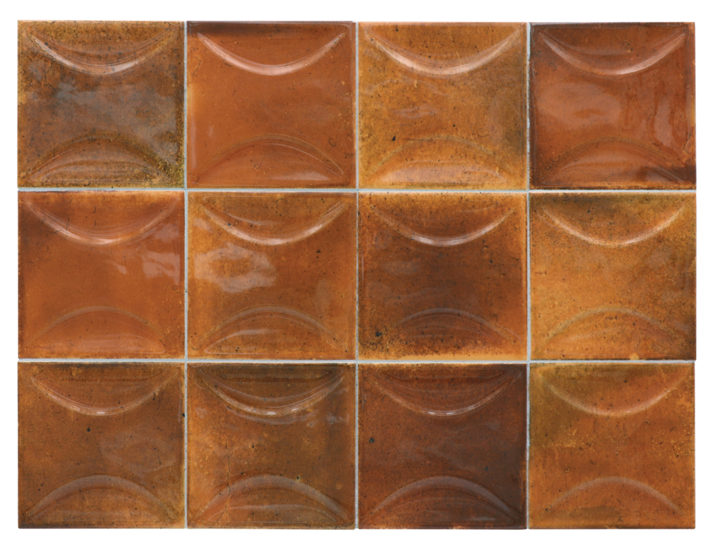 Плитка керамическая настенная 30029 HANOI ARCO Burnt Red 10×10 см (98 кор./палл.)
