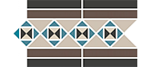 Бордюр Top Cer Border PARIS Stand.(Tr.1/2 01, Tr.1/4 11+14+16, Strip 14+29) 28х17,3 см