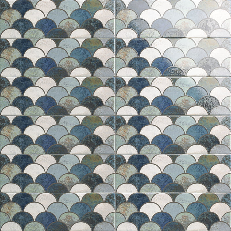 Плитка Mainzu Escama Blu 10×30