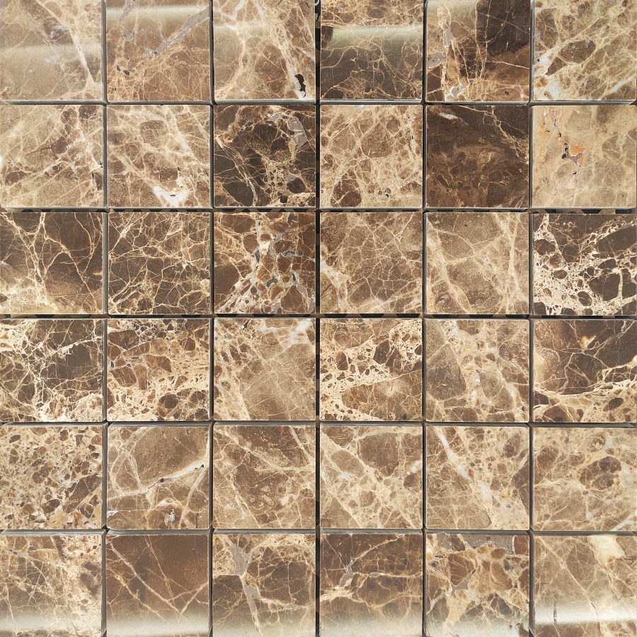 Плитка Marmocer Mosaic Emperador Dark 4.7×4.7 31.2×31.2