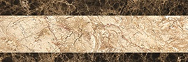 Marmocer 15 Waterjet Border 60×20 (Choco Border)
