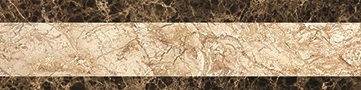 Marmocer 16 Waterjet Border 80×20 (Choco Border)
