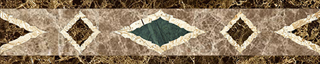 Marmocer 59 Waterjet Border 60×12 (Byzantine Border)