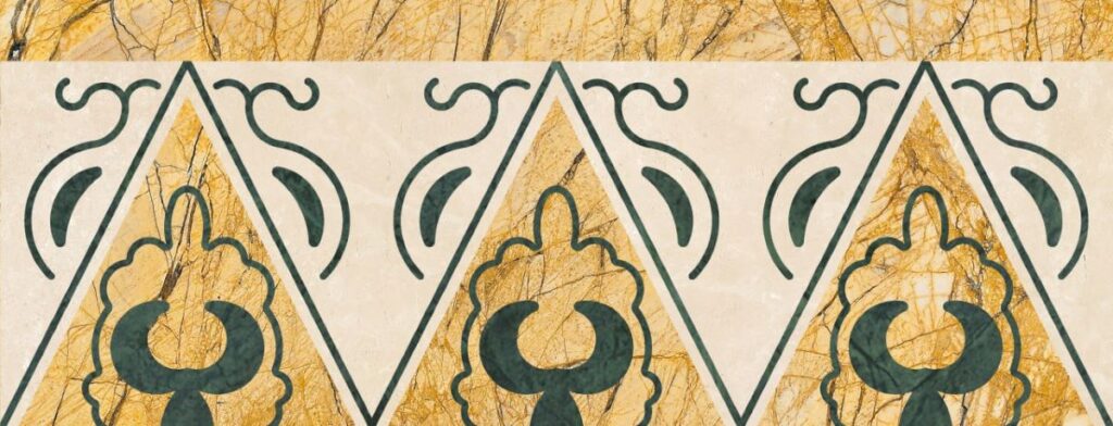 Marmocer 65 Waterjet Border 60×23 (Marguerite)