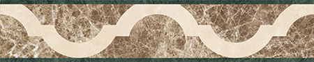 Marmocer 87 Waterjet Border 60×12 (Baroque)