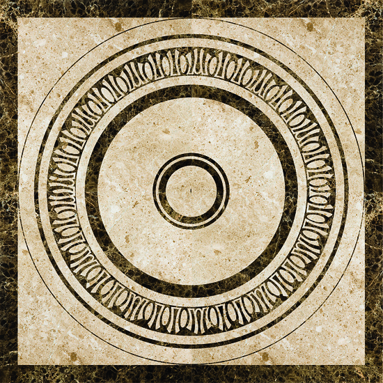 Плитка Marmocer 20 Waterjet Medallion 160×160 (4pcs)