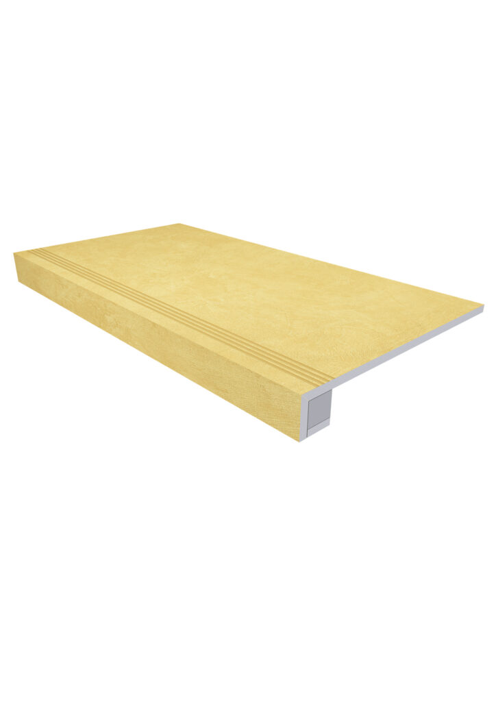 Ametis Спектрум Комплект (Ступень SR04 (33×120) непол. (прямоугол. бортик) с насечками + Подступенок