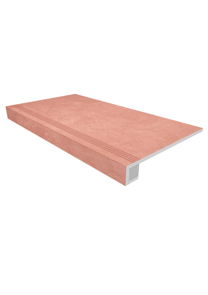 Ametis Спектрум Комплект (Ступень SR05 (33×120) непол. (прямоугол. бортик) с насечками + Подступенок