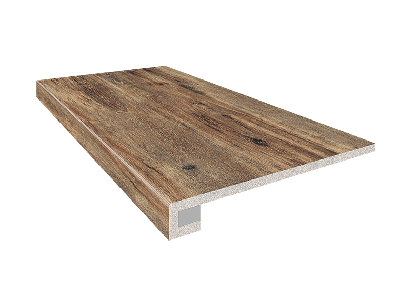 Estima Бригантина Комплект (Ступень BG01 (33x120x9) непол. (прямоугол. бортик) без насечек + Подступ