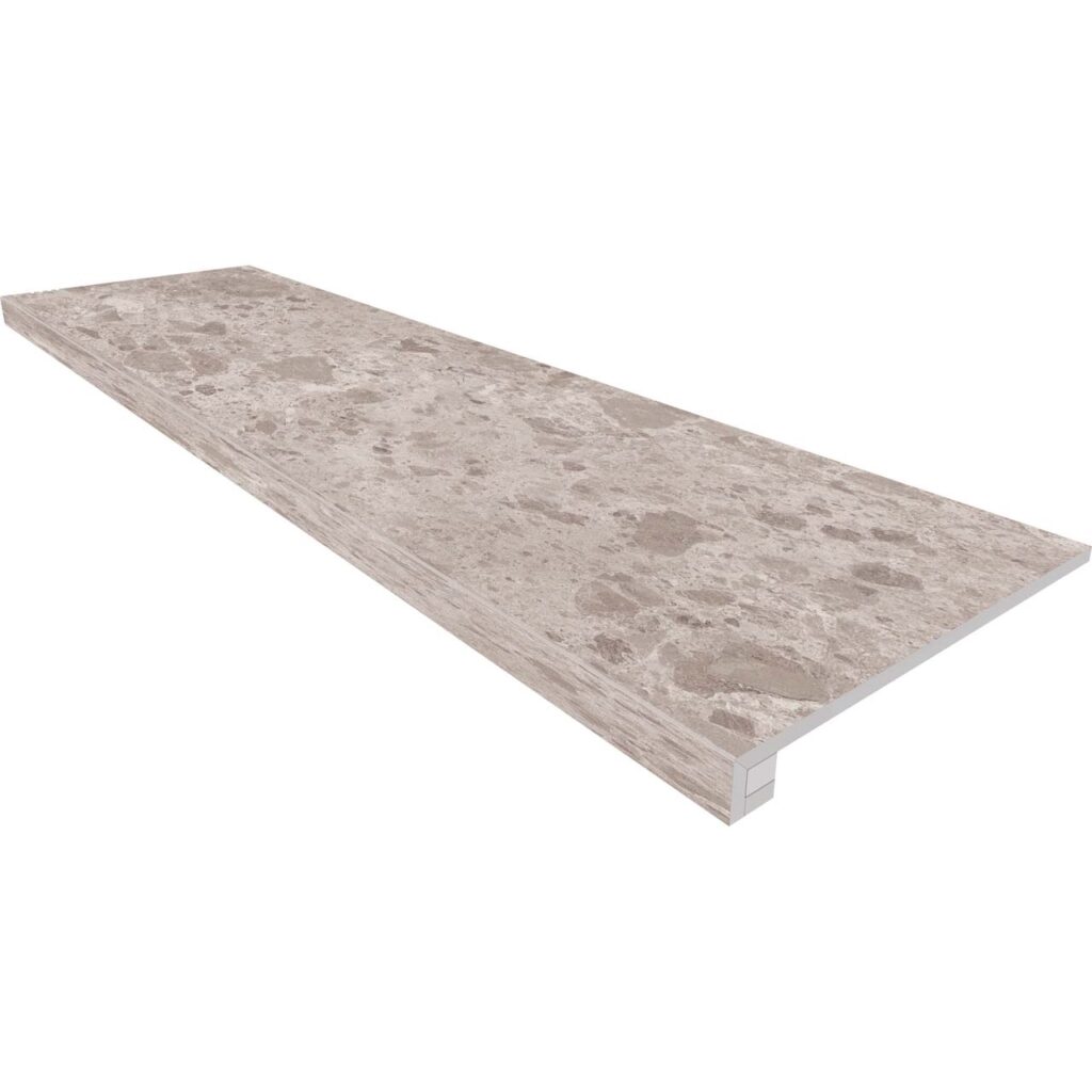 Estima Грано Комплект (Ступень GR02 (33x120x9) непол. (прямоугол. бортик) без насечек + Подступенок