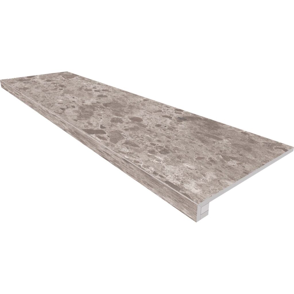 Estima Грано Комплект (Ступень GR03 (33x120x9) непол. (прямоугол. бортик) без насечек + Подступенок