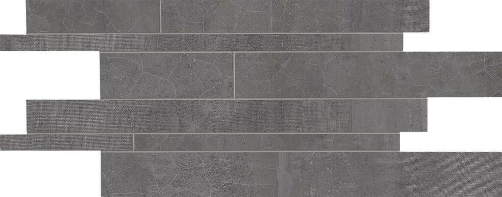 Мозаика PROVENZA Gesso Listelli Sfalsati Black Velvet 30×60