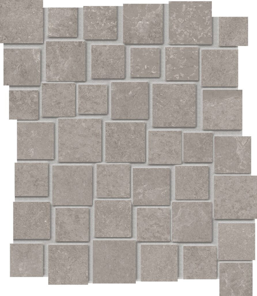 Мозаика PROVENZA Groove Mosaico Penta Bright Grey 28,7×33