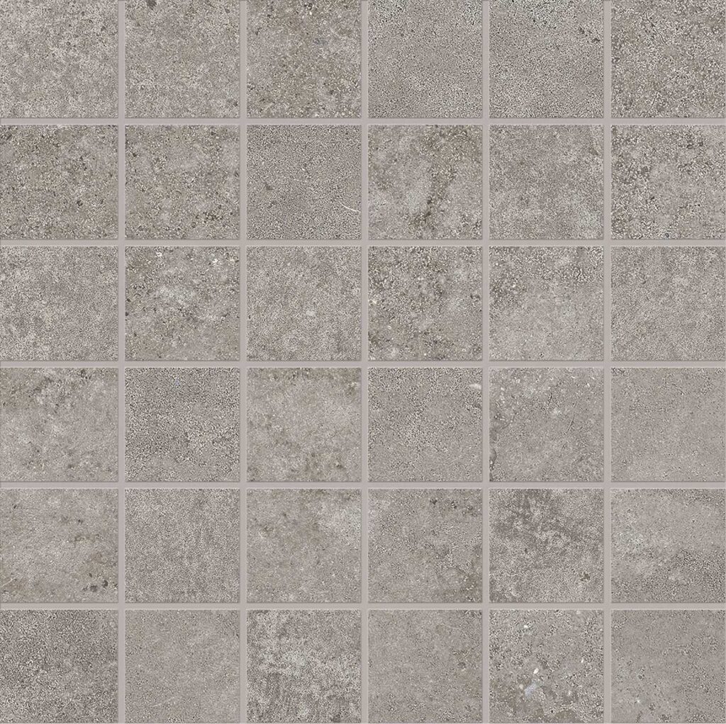 Мозаика PROVENZA Re-Play Concrete Mosaico 5X5 Dark Grey 30×30