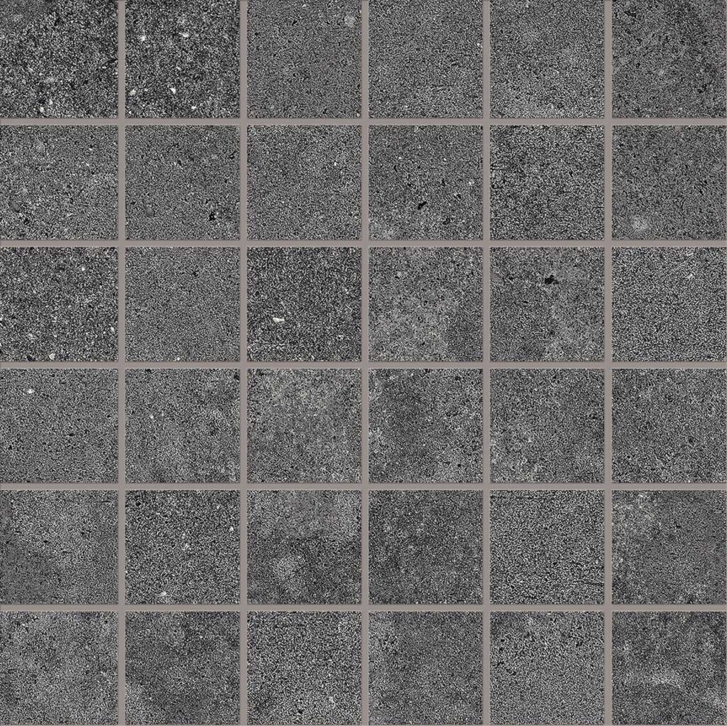 Мозаика PROVENZA Re-Play Concrete Mosaico 5X5 Anthracite 30×30