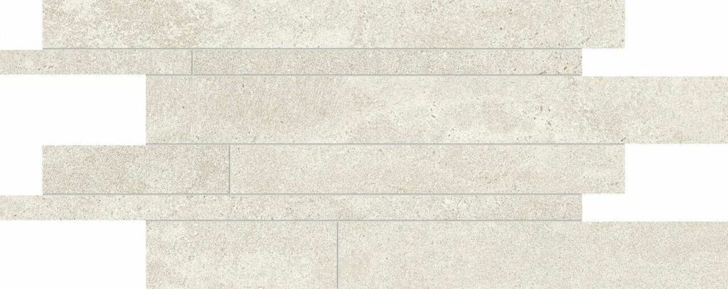 Мозаика PROVENZA Re-Play Concrete Listelli Sfalsati White 30×60