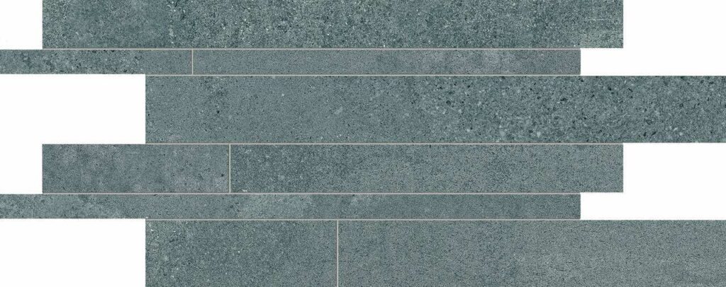 Мозаика PROVENZA Re-Play Concrete Listelli Sfalsati Verdigris 30×60
