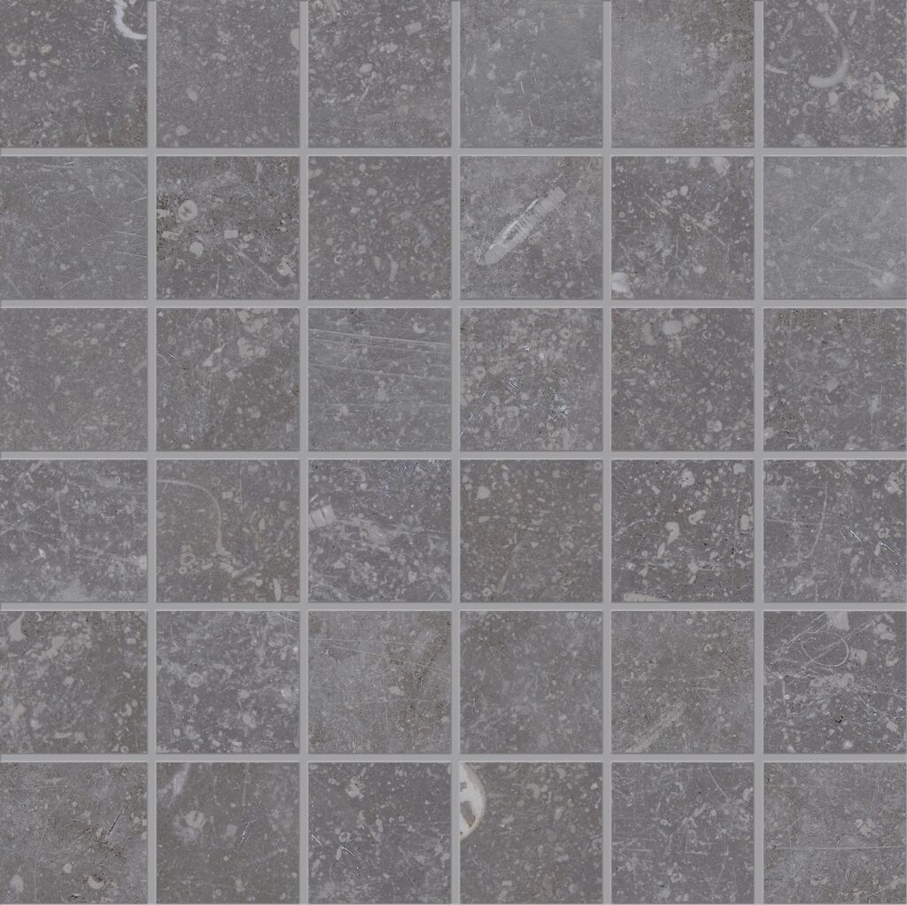 Мозаика PROVENZA Unique Bleu Mosaico 5X5 Gris Noble Lappato Veloute 30×30