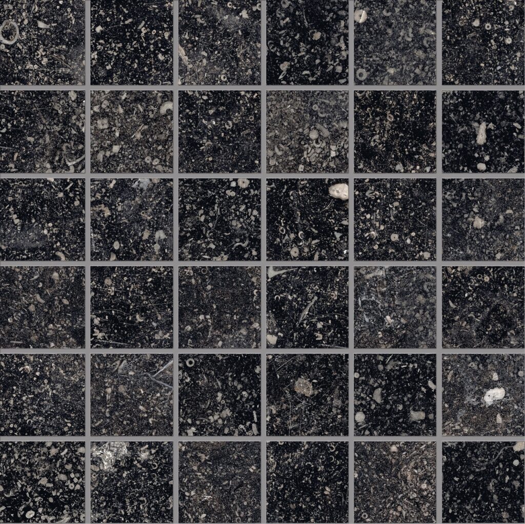 Мозаика PROVENZA Unique Bleu Mosaico 5X5 Anthracite Noble Naturale 30×30