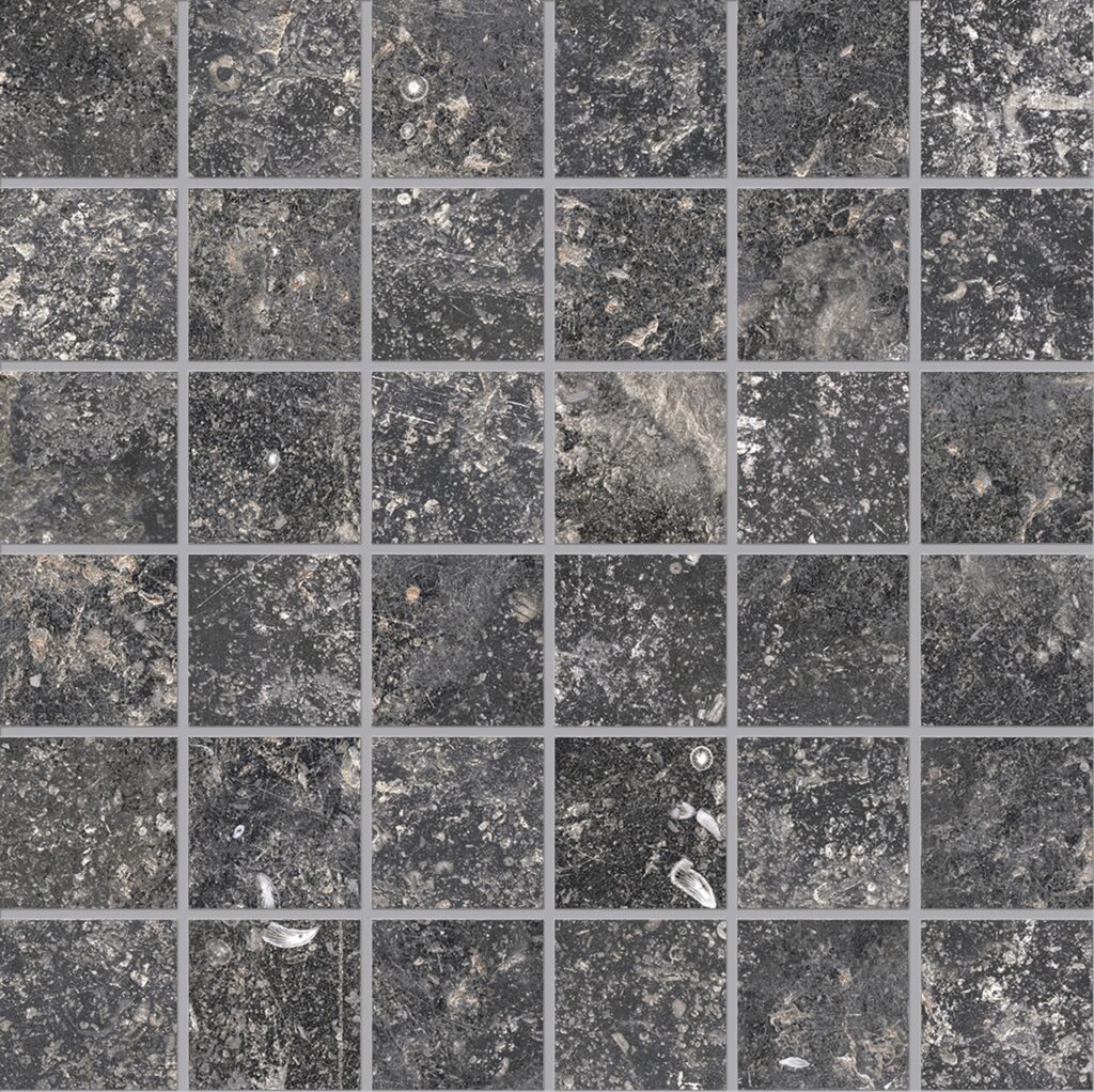 Мозаика PROVENZA Unique Bleu Mosaico 5X5 Anthracite Ancienne Naturale 30×30