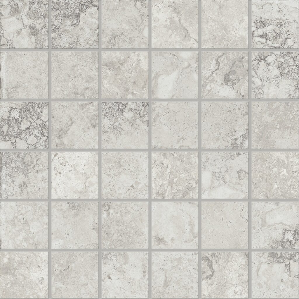 Мозаика PROVENZA Unique Travertine Mosaico 5X5 Ancient Silver Naturale 30×30