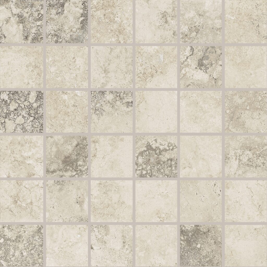Мозаика PROVENZA Unique Travertine Mosaico 5X5 Ancient Cream Naturale 30×30